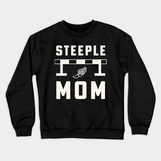 Steeplechase Mom Steeplechase 3000m Track and Field Crewneck Sweatshirt by PodDesignShop